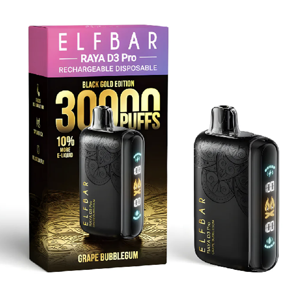 Elf Bar Raya D3 Pro 30000 - Grape Bubblegum 5%
