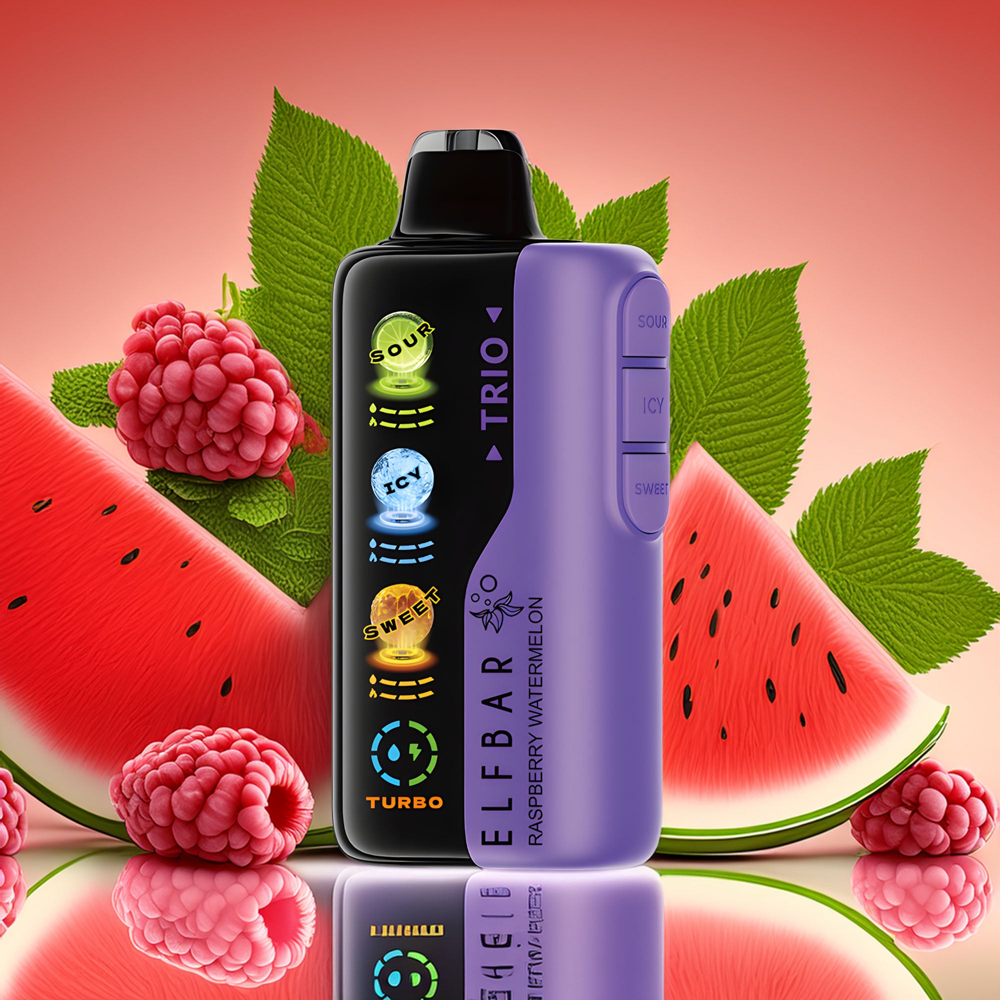 Elf Bar Trio 40000 - Raspberry Watermelon 5%