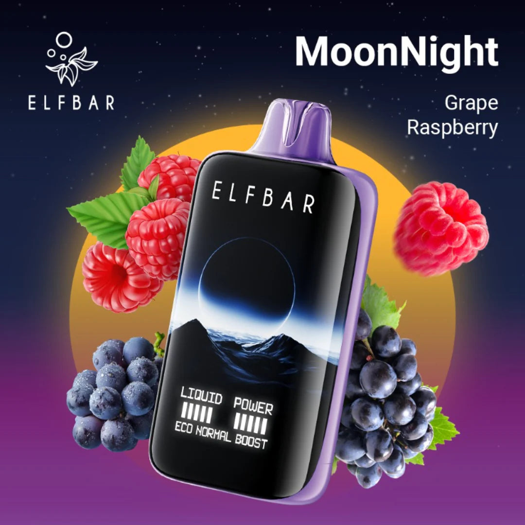 Elf Bar MoonNight 40000 - Grape Raspberry 5%