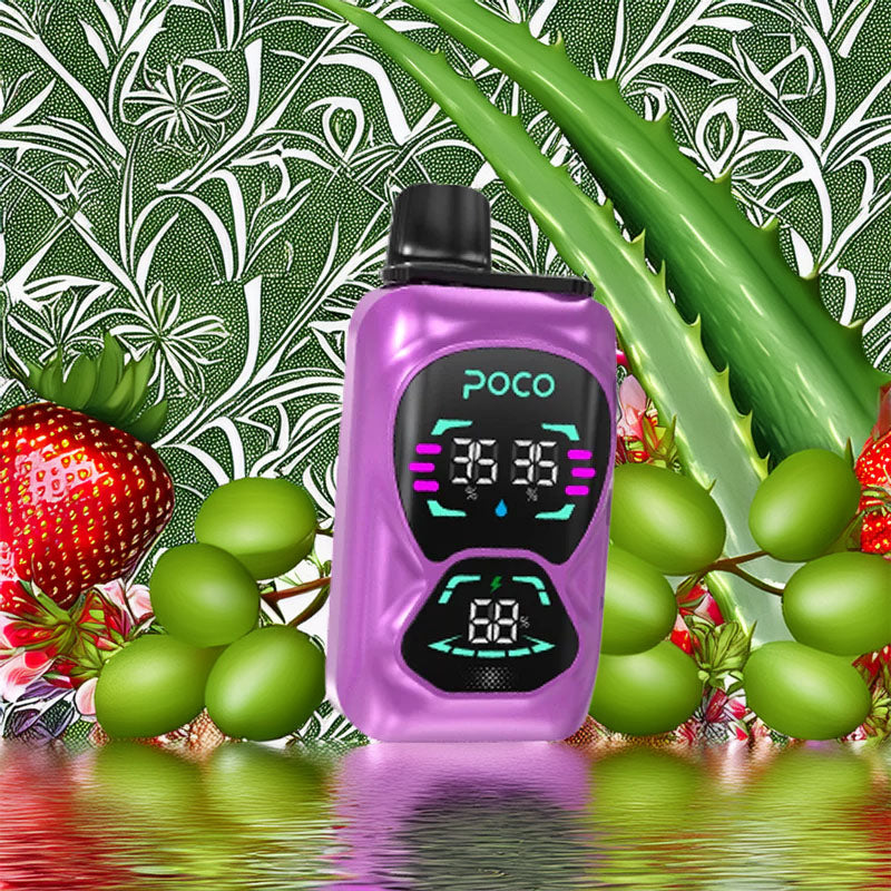 Poco Double 26000 - Strawberry Kiwi & Aloe Grape 5%