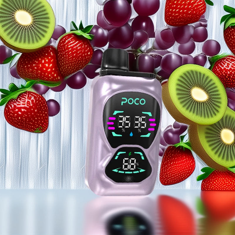 Poco Double 26000 - Strawberry Kiwi & Grape lce 5%