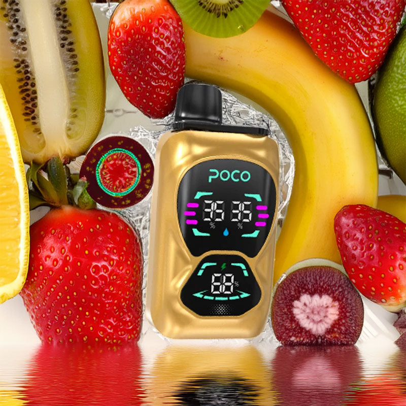 Poco Double 26000 - Kiwi Passion Fruit Guava & Strawberry Banana 5%