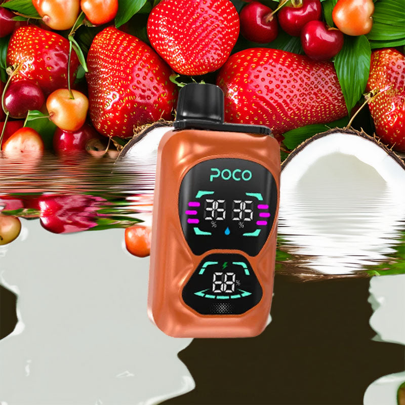 Poco Double 26000 - Strawberry Cherry & Pineapple Coconut 5%