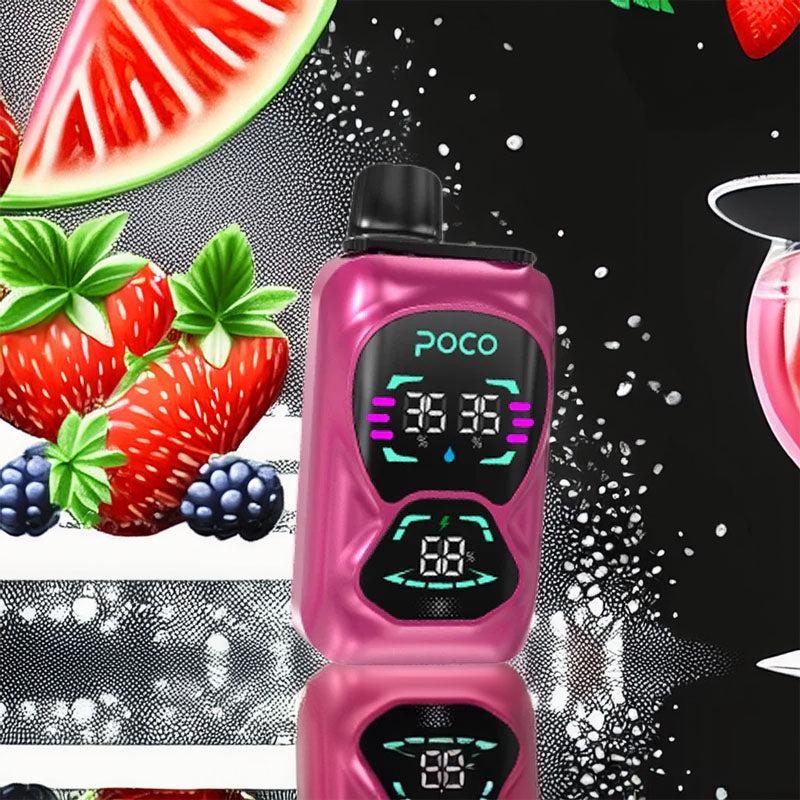 Poco Double 26000 - Strawberry Watermelon & Blueberry Raspbery Lemonade 5%