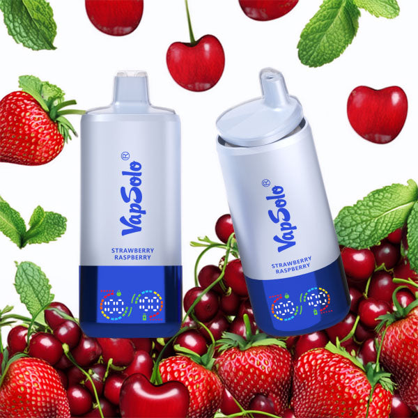VapSolo Triple 60000 - Cherry Berry & Strawberry Raspberry Mint & Grape Mint 5%