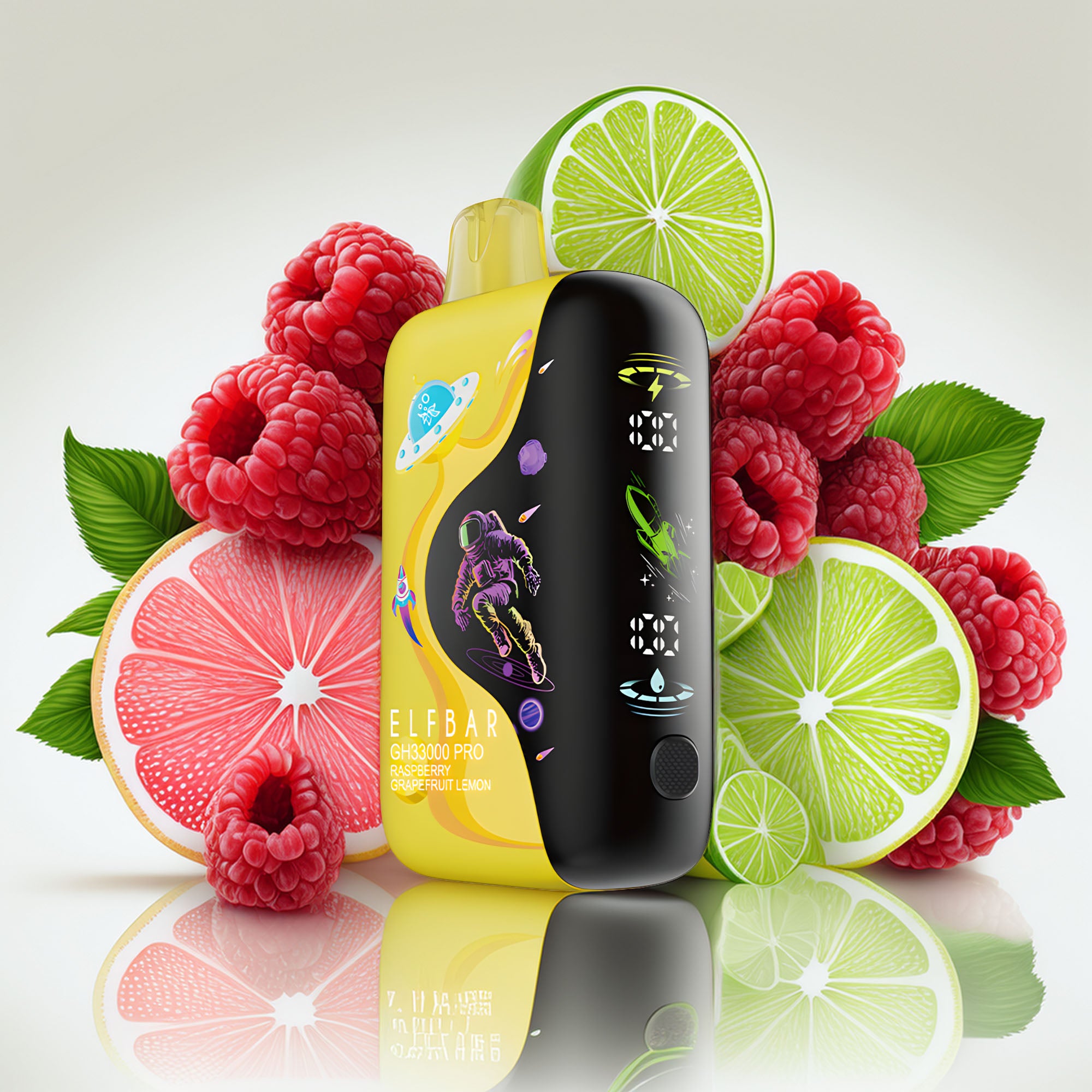 Elf Bar GH 33000 Pro - Raspberry Grapefruit Lemon 5%