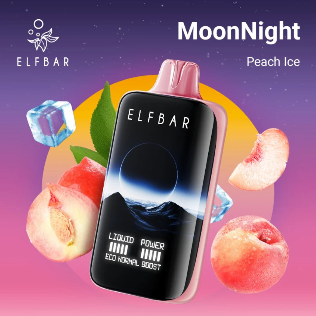 Elf Bar MoonNight 40000 - Peach Ice 5%