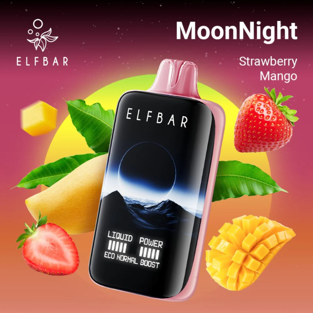 Elf Bar MoonNight 40000 - Strawberry Mango 5%