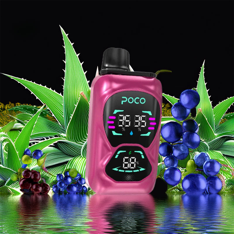 Poco Double 26000 - Blueberry Cherry Cola & Aloe Grape 5%