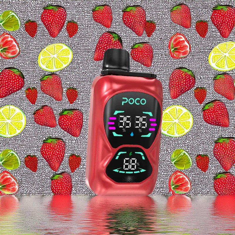 Poco Double 26000 - Lemon Lime & Strawberry lce 5%