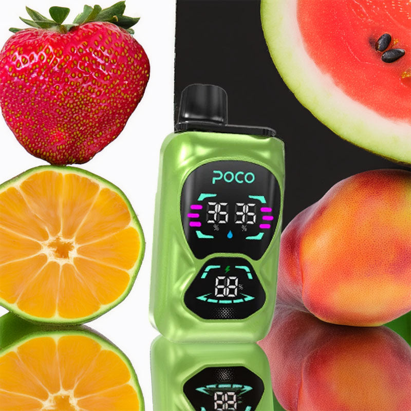 Poco Double 26000 - Mango Peach Watermelon & Strawberry Kiwi 5%